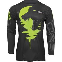 Thor 2022 Pulse Counting Sheep Charcoal/Acid Youth Jersey
