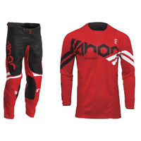 Thor 2022 Pulse Cube Red/White Youth Gear Set