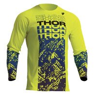 Thor 2023 Sector Atlas Acid/Blue Youth Jersey