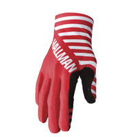Thor 2024 Hallman Mainstay Slice White/Red Gloves