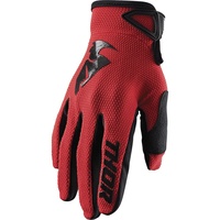 Thor 2024 Sector Red/Black Youth Gloves