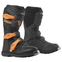 Thor 2023 Blitz XP Charcoal/Orange Youth Boots