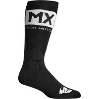 Thor 2023 MX Solid Black/White Youth Socks