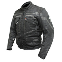 Rjays Dune Black/Grey Womens Textile Jacket