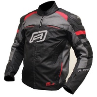 Rjays Stinger II Black/Grey/Red Textile Jacket