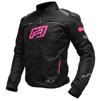 Rjays Stinger II Black/Pink Womens Textile Jacket