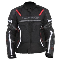 Rjays Air-Tech Black/White Textile Jacket