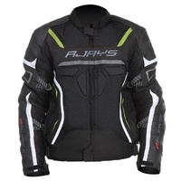 Rjays Air-Tech Black/White/Yellow Textile Jacket