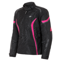 Rjays Athena Air Black/Pink Womens Textile Jacket