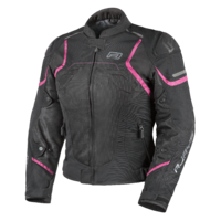 Rjays Pace Airflow Black/Pink Womens Textile Jacket