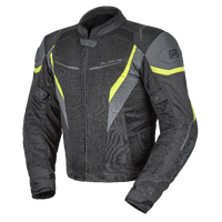 Rjays Swift III Black/Grey/Fluro Yellow Textile Jacket
