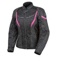 Rjays Swift III Black/Pink Womens Textile Jacket