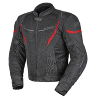 Rjays Swift III Black/Red Textile Jacket