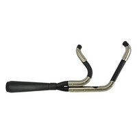 Trask Performance TP-TM-5052BK Assault 2-1 Exhaust System Black for Softail 18-Up
