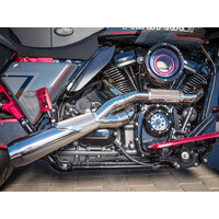 Trask Performance TP-TM-5110PO Big Sexy Performance 2-1 Exhaust System Polished for Touring 17-Up