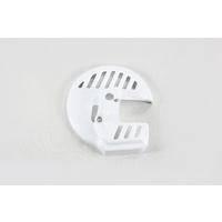UFO Front Disc Cover White for Honda CR125-500 90-91