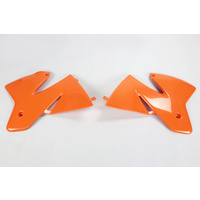 UFO Radiator Shrouds Orange (98-18) for KTM 125/200/250/300/360/380 98-00/520 2000