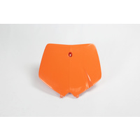 UFO Front Number Plate Orange (98-18) for KTM 125/200/250/300/360/380/400/500/520/620 99-02
