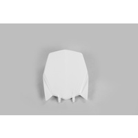 UFO Front Number Plate White for Husqvarna TC 449/499 11-13