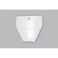 UFO Front Number Plate White for Husqvarna TC 85 18-20