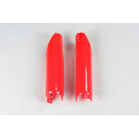 UFO Fork Slider Protectors Red for Honda CR125/250/500 91-07/CRF250R 04-13/CRF450R 02-08