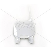 UFO Front Number Plate White for Kawasaki KX 125/250/500 96-02