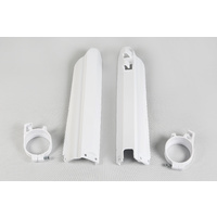 UFO Fork Slider Protector White for Yamaha YZ 125/250 96-04