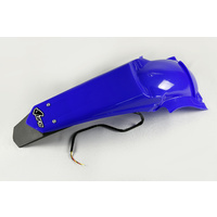 UFO Rear Fender w/LED Tailight Reflex Blue for Yamaha WRF 250 07-14/WRF 450 07-15