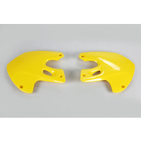UFO Radiator Shrouds Yellow for Suzuki RM 125/250 99-00