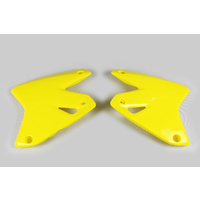 UFO Radiator Shrouds Yellow (01-18) for Suzuki DRZ 400 00-20