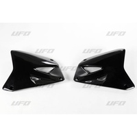 UFO Radiator Shrouds Black for Suzuki RM 125/250 01-20