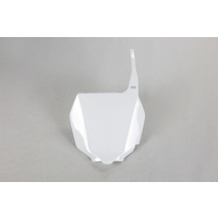 UFO Front Number Plate White for Suzuki RM 125/250 01-20/RMZ 250 07-09/RMZ 450 05-07