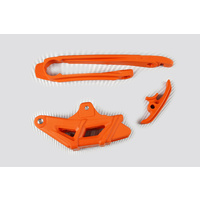UFO Chain Guide & Swingarm Chain Slider Kit Orange (98-18) for KTM EXC/EXC-F 12-20