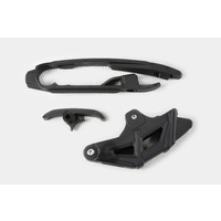 UFO Chain Guide & Swingarm Chain Slider Kit Black for KTM SX/SX-F 16-20 (no SX 250 2016)