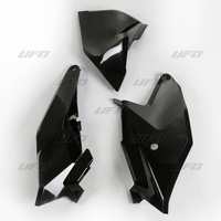 UFO Side Panels/Airbox Cover Black for KTM SX 85 18-20