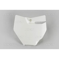 UFO Front Number Plate White for KTM SX 85 18-20