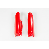 UFO Fork Slider Protectors Red for Honda CR85 03-22/CRF150R 07-22