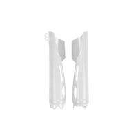 UFO Fork Slider Protectors White for Honda CRF250R 2022/450R/RX 19-22