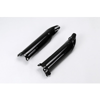 UFO Fork Slider Protector Black for Kawasaki KXF 250/450 09-20