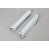 UFO Fork Slider Protector White for Suzuki RM 125/250/RMZ 250/450 07-20