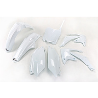 UFO Plastics Kit White for Honda CRF250 11-13/450R 11-12