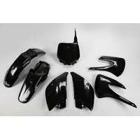 UFO Restyle Plastics Kit Black for Kawasaki KX85 01-13
