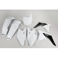 UFO Plastics Kit White for Suzuki RMZ250 10-18