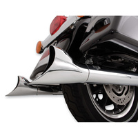 Vance & Hines V16923 Fishtail II End Caps for Softail Duals Header Pipes w/Straight-Cut Slip-On and Big Shot Dual Exhaust