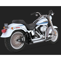 Vance & Hines V17221 Shortshots Staggered Exhaust Chrome for Softail 86-11 (86-06 Models Need V16925 O2