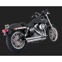 Vance & Hines V17338 PCX Bigshot Staggered Exhaust for Dyna 06-17 (Excludes Switchback)