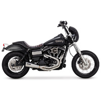 Vance & Hines V27625 Stainless 2-1 Upsweep Exhaust Systems Stainless Steel for Dyna 91-17
