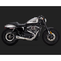 Vance & Hines V27627 Stainless 2-1 Upsweep Exhaust Systems Stainless Steel for Sportster 04-20