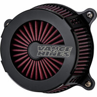 Vance & Hines V40366 VO2 Cage Fighter Air Intake Kit Black for Harley-Davidson Softail 18-21/Touring 17-21