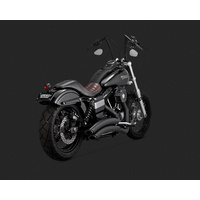 Vance & Hines V46053 Super Radius Exhaust Black for Dyna 06-15 (Excludes Switchback) - CC2SL